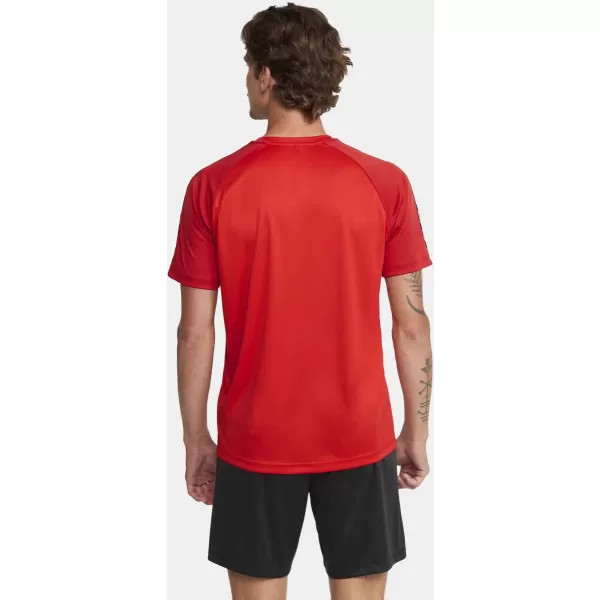  Pánské kontrastní sportovní tričko CRAFT TW Squad Go Contrast Jersey M JASNĚ ČERVENÁ/EXPRES 