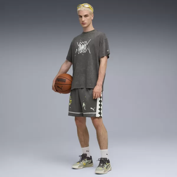  Pánské kraťasy PUMA PITP ALL JAWS 6.5" SHORT 632918-01 DUSKY GRAY 