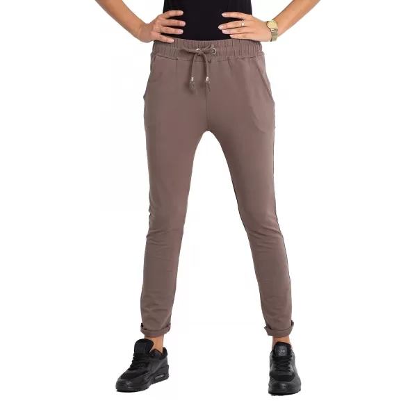 Dámské tepláky BASIC FEEL GOOD RV-DR-3698.08X BROWN 