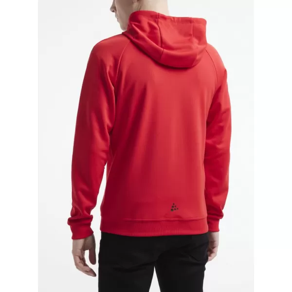  Pánská bunda s kapucí CRAFT Corp. ADV Unify Hoodie Jacket M JASNĚ ČERVENÁ 