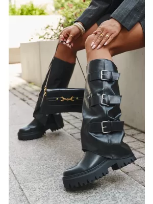 Dámské kozačky BOTO ISAVINE 39227 BLACK