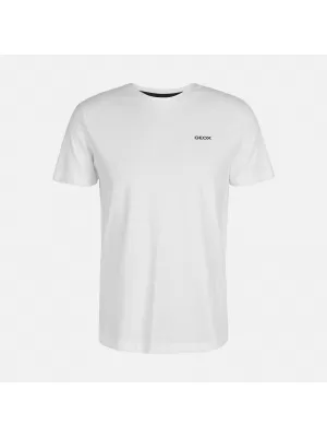 Pánské triko GEOX G012248 BÍLÁ