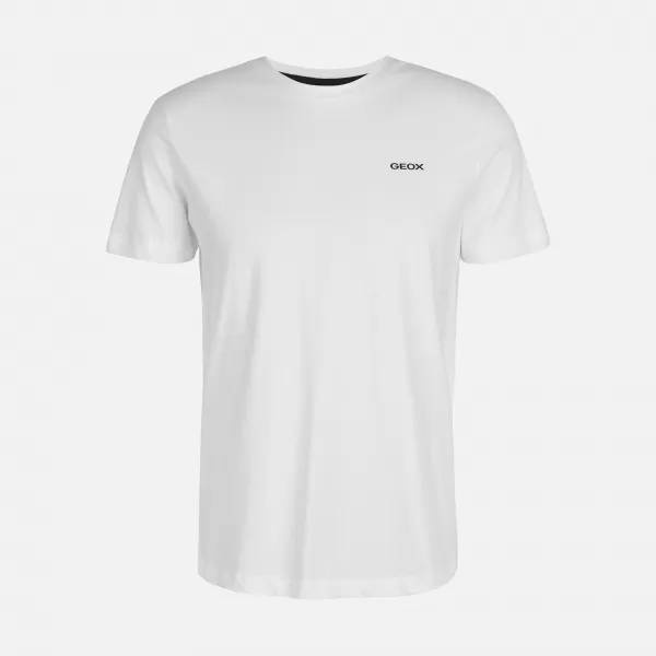  Pánské triko GEOX  G012248 BÍLÁ 