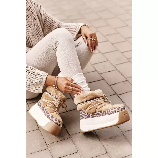  Dámské boty BIG STAR OO274A207 BROWN/BEIGE 