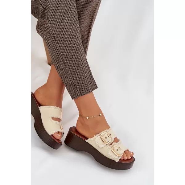  Dámské pantofle BOTO RENELISSE 41325 BEIGE 