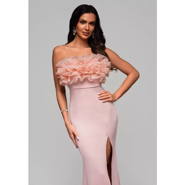  Dámské šaty LARICA LA-OM-DLR119 PINK 