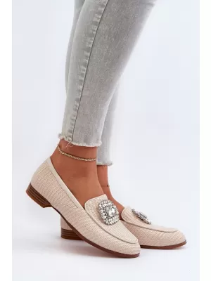 Dámské mokasíny D&A MR38-676 BEIGE