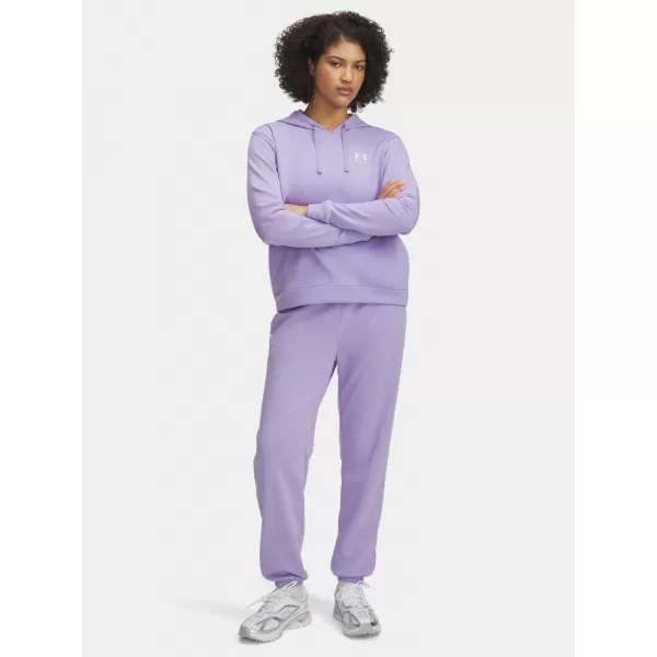  Dámské tepláky UNDER ARMOUR UA RIVAL TERRY JOGGERS 1382735-538 FIALOVÁ 