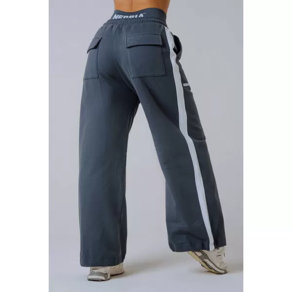  NEBBIA Oversized tepláky POWER 896 GREY 