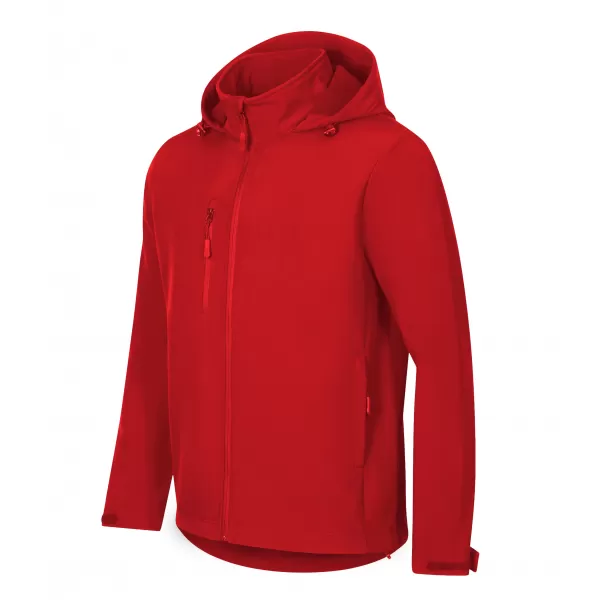 Pánská softshellová bunda ALTISPORT NoPrint NP/ALM845 ČERVENÁ 