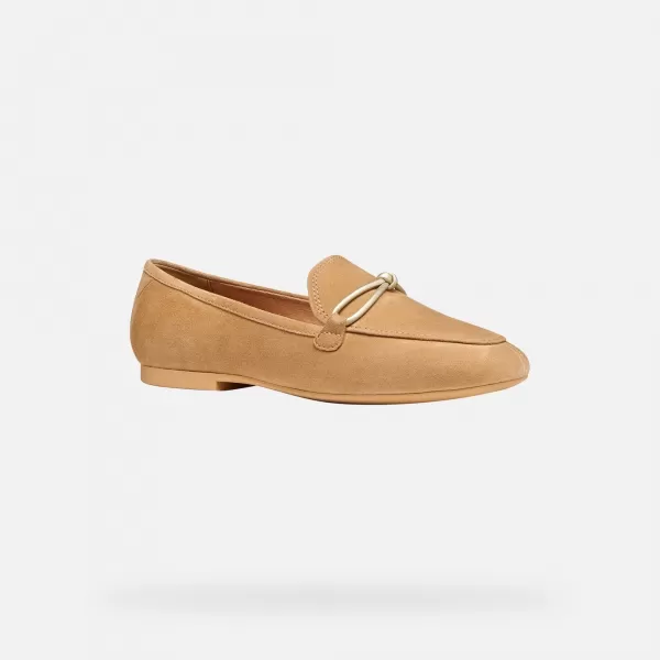  Dámské mokasíny GEOX NEW PALMARIA G012919 BÉŽOVÁ 