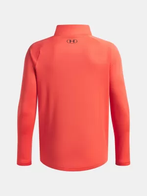 Chlapecká mikina UNDER ARMOUR TECH 2.0 1/2 ZIP 1363286-690 ČERVENÁ