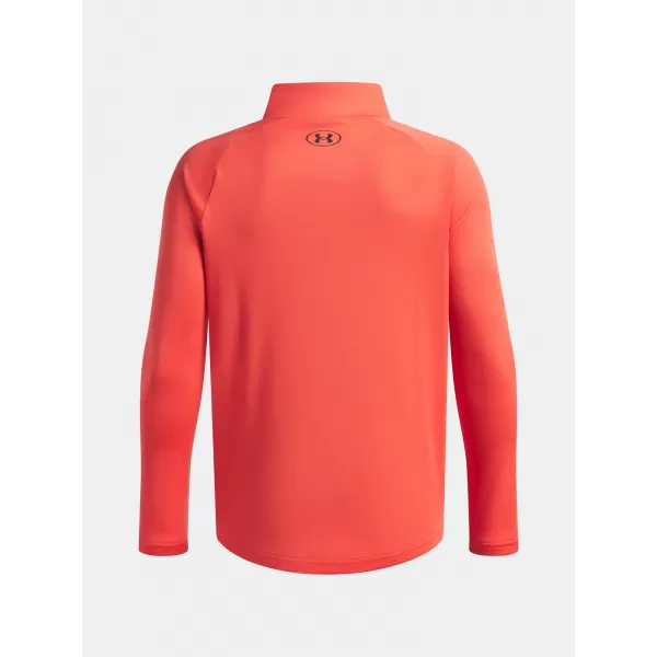  Chlapecká mikina UNDER ARMOUR TECH 2.0 1/2 ZIP 1363286-690 ČERVENÁ 
