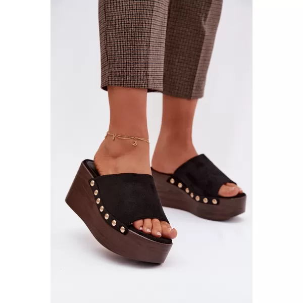  Dámské nazouváky BOTO HELIVINA 41628 BLACK 