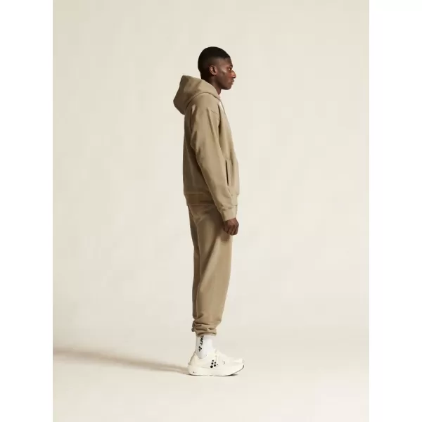  Pánská těžká mikina s kapucí CRAFT Corp. Frequent Hoodie M ŠEDOBÉŽOVÁ 