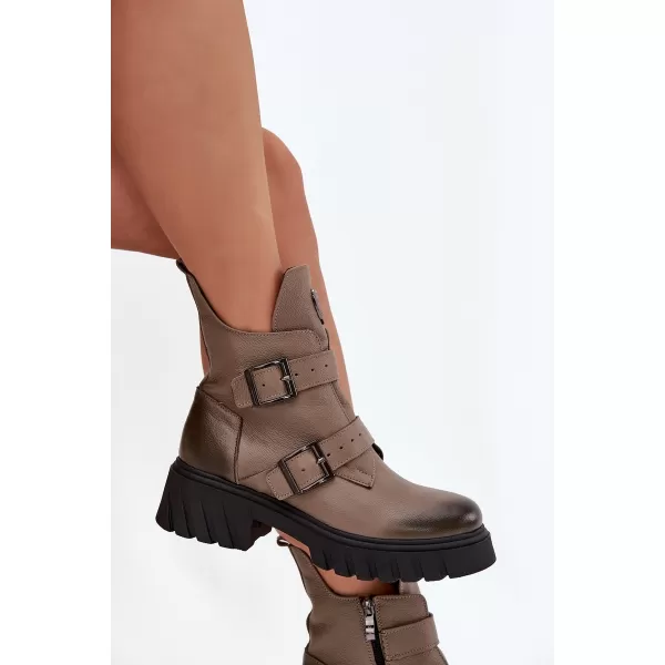  Dámské boty ZAZOO 60482 BEIGE 