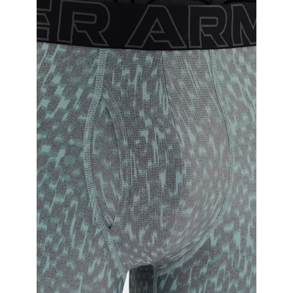  Pánské boxerky UNDER ARMOUR UA PERFORMANCE TECH - PRINT 6IN - 1PK 1383875-477 MODRÁ 