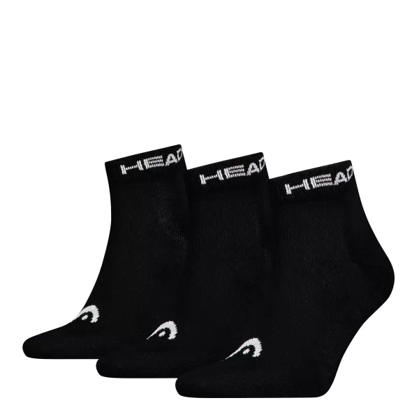  Ponožky HEAD ELEMENTS ALL SPORTS QUARTER 3P 701229010 BLACK 