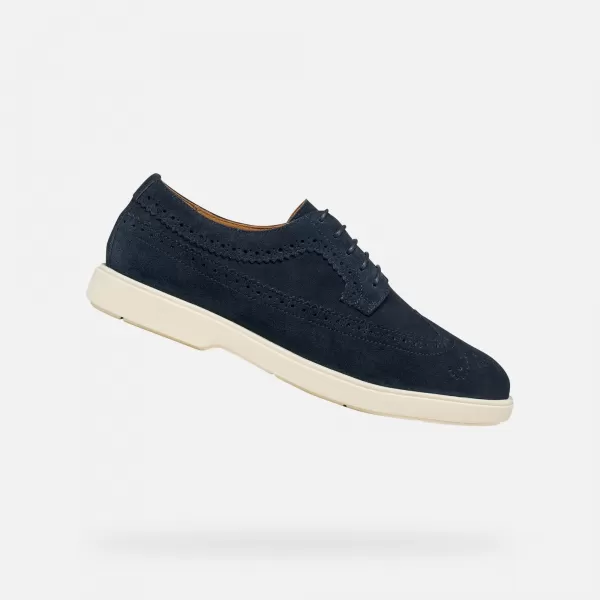  Pánské tenisky GEOX SPHERICA EC17 G014398 TMAVĚ MODRÁ 