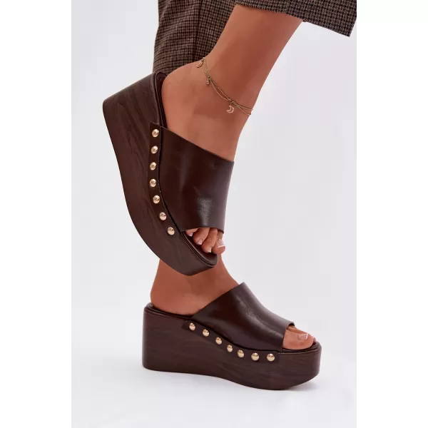  Dámské pantofle BOTO FARINELLE 41623 BROWN 