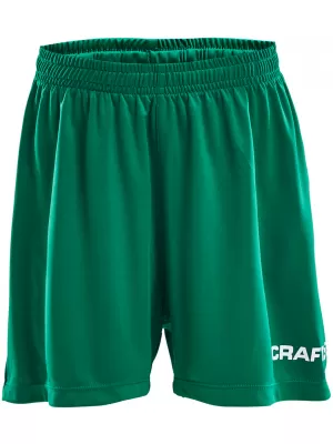 Dětské sportovní kraťasy CRAFT TW Squad Go Short Solid Jr TÝMOVĚ ZELENÁ