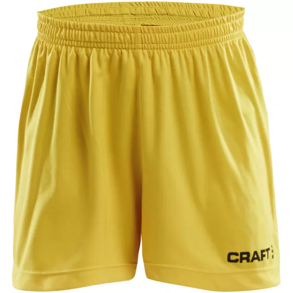  Dětské sportovní kraťasy CRAFT TW Squad Go Short Solid Jr ŠVÉDSKÁ ŽLUTÁ 