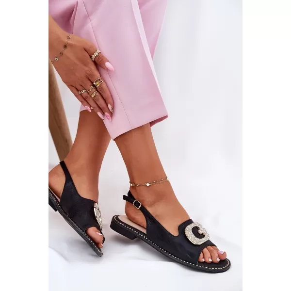  Dámské sandály S.BARSKI KV51-081 BLACK 