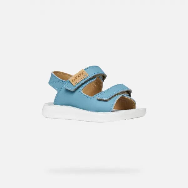  Chlapecké sandály GEOX SANDAL LIGHTFLOPPY B455SB00032C4016 MODRÁ 