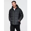 Pánská bunda OMBRE OM-JAHP-0302 BLACK