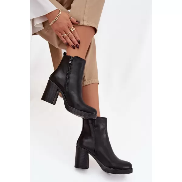  Dámské kozačky BOTO RYSELLE 40501 BLACK 
