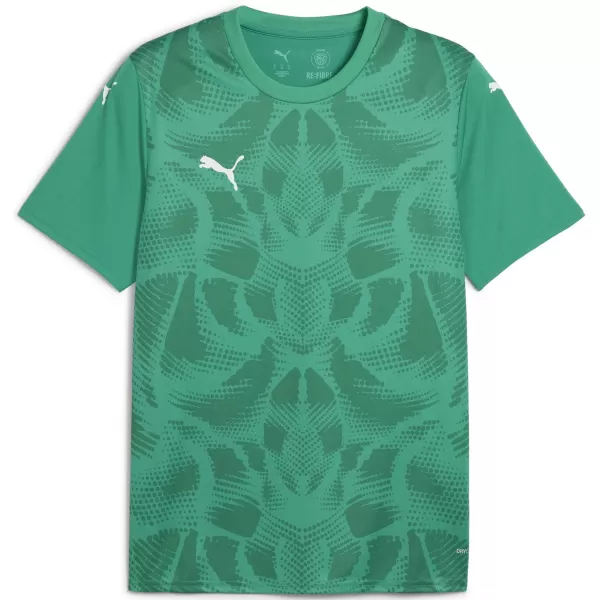  Pánské funkční triko PUMA TEAMULTIMATE JERSEY 706280-05 SPORT GREEN/PUMA WHITE 