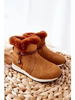 Dětské sněhule BIG STAR BB374058BS CAMEL