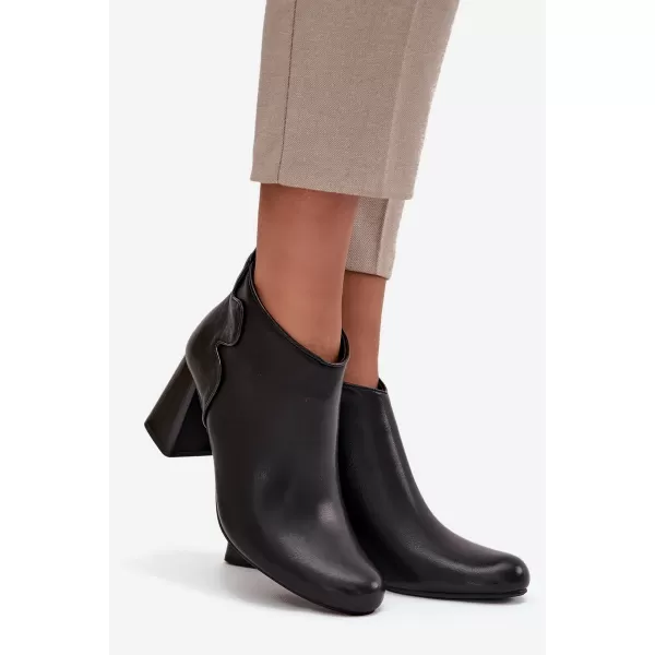  Dámské boty na podpatku BOTO IVESSARA 39751 BLACK 