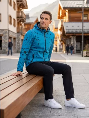 Pánská softshellová bunda premium ALTISPORT VOJ/ALM034JACK01 EMERALD