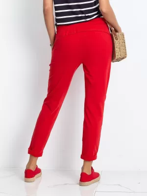 Dámské tepláky BASIC FEEL GOOD RV-DR-3589.08X RED