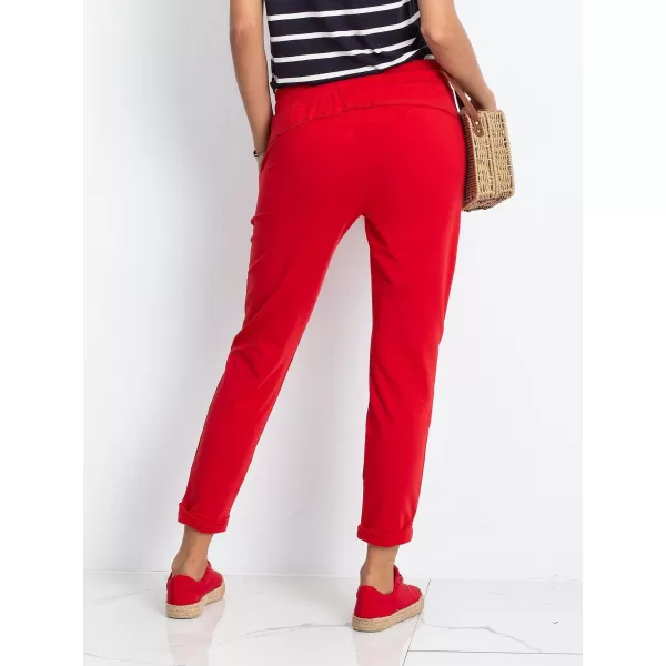  Dámské tepláky BASIC FEEL GOOD RV-DR-3589.08X RED 