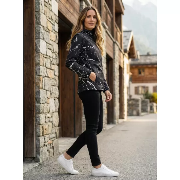  Dámská softshellová bunda premium ALTISPORT VOJ/ALW034JACK01 ČERNÁ 