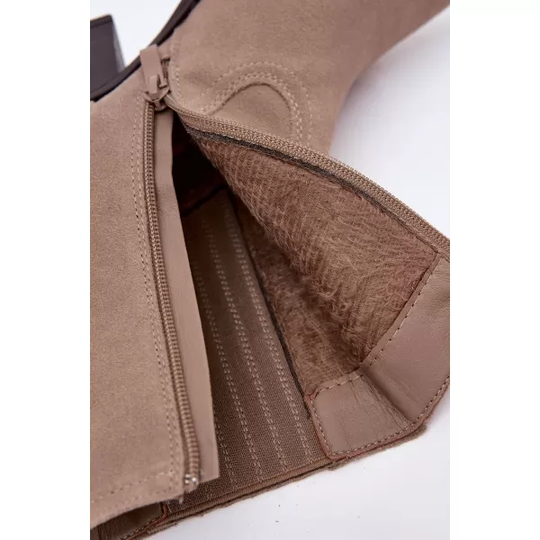  Dámské boty na podpatku BOTO DYLIRA 40941 BEIGE 