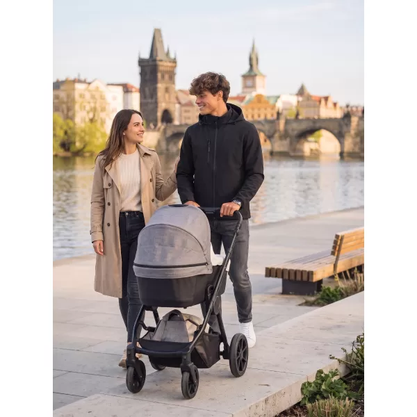  Pánská softshellová bunda ALTISPORT NoPrint NP/ALM845 EBONY GRAY 