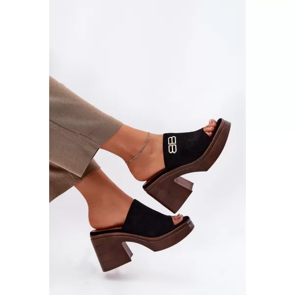  Dámské pantofle VINCEZA 17400 BLACK 