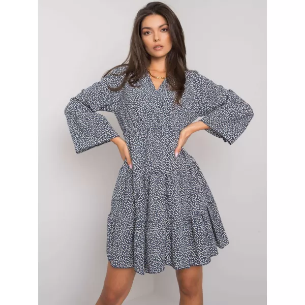  Dámské šaty ITALY MODA DHJ-SK-8777A.66P NAVY 