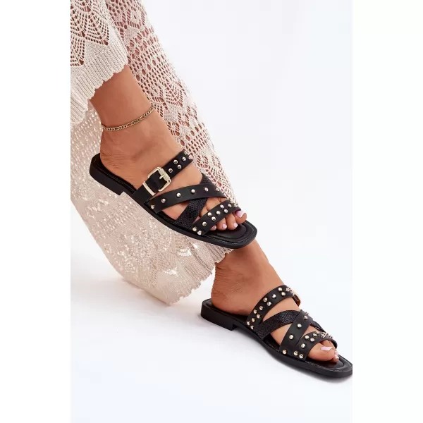  Dámské pantofle BOTO MANITTE 37865 BLACK 