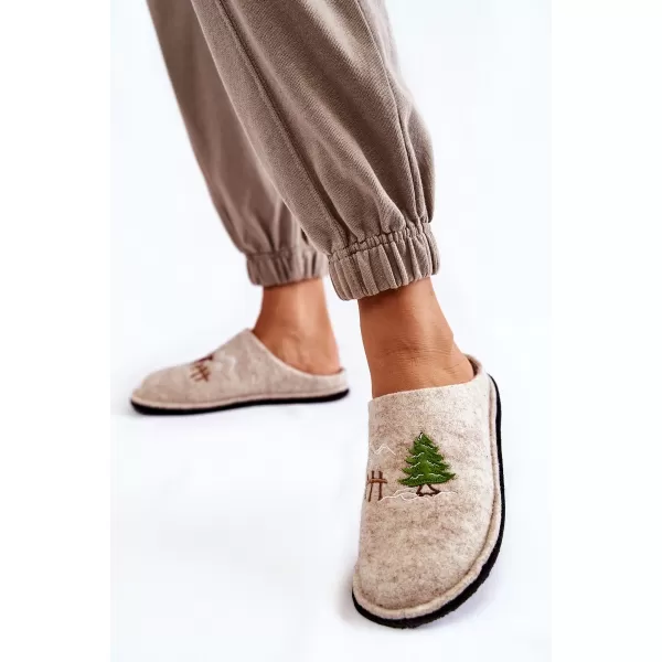 Dámské pantofle BIG STAR KK276016 BEIGE 