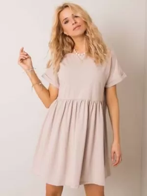 Dámské šaty RUE PARIS RV-SK-5672.03P BEIGE