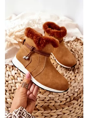 Dětské sněhule BIG STAR BB374058BS CAMEL
