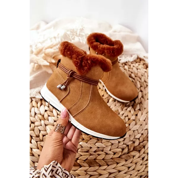  Dětské sněhule BIG STAR BB374058BS CAMEL 