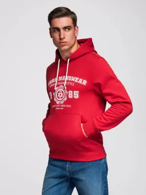Pánská mikina OMBRE B1714 RED
