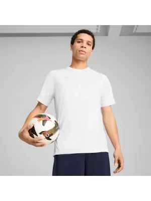 Pánské funkční triko PUMA TEAMCUP TRAINING JERSEY 659167-04 PUMA WHITE/PUMA SILVER