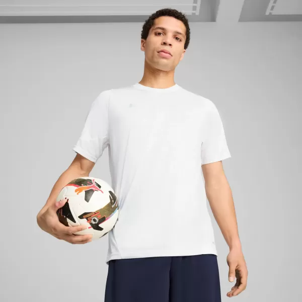  Pánské funkční triko PUMA TEAMCUP TRAINING JERSEY 659167-04 PUMA WHITE/PUMA SILVER 