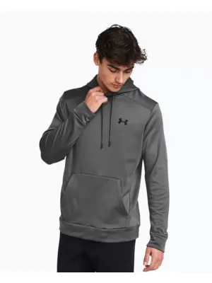 Pánská mikina UNDER ARMOUR ARMOUR FLEECE FZ HOODIE 1373357-025 ŠEDÁ